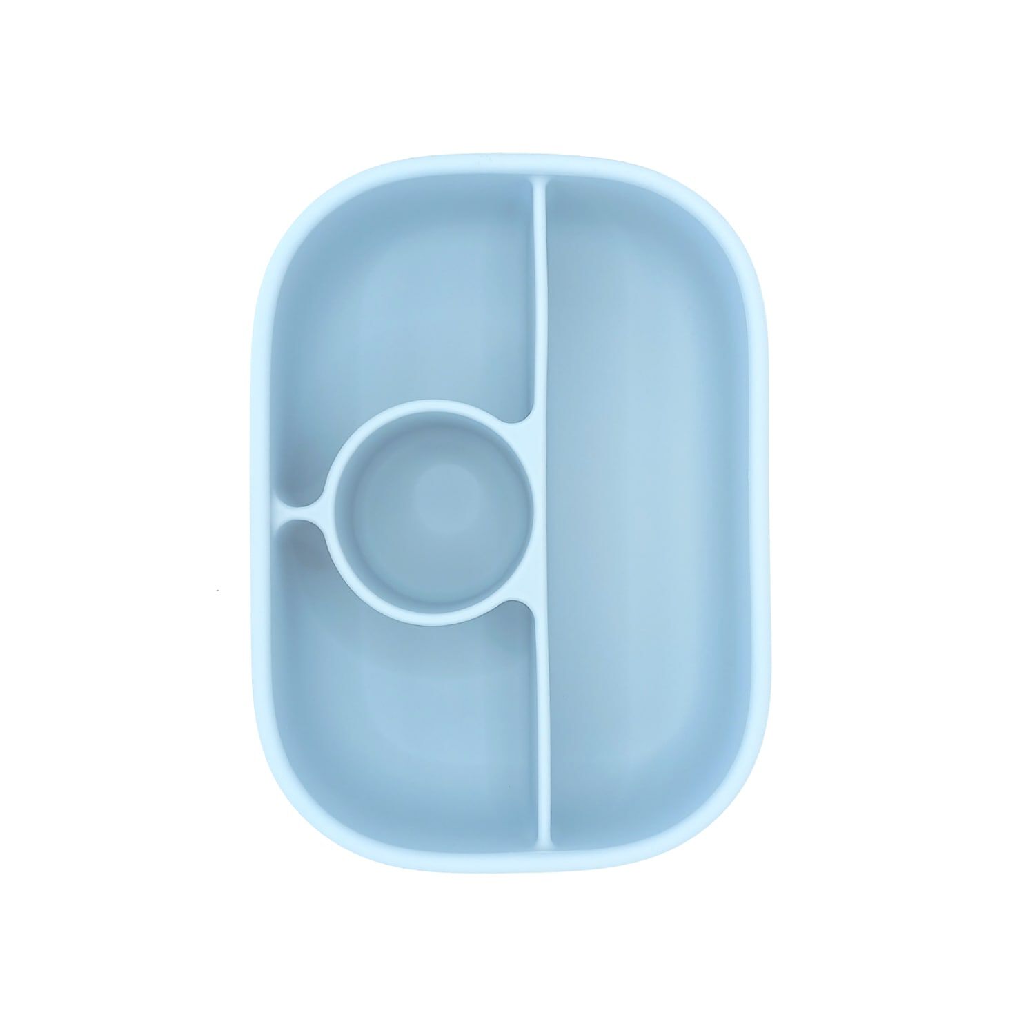 Plato Silicona Con Tapa Celeste image number 4.0