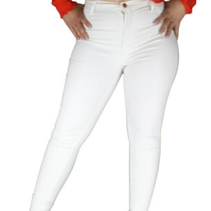 Pantalón Ecocuero Mujer Blanco