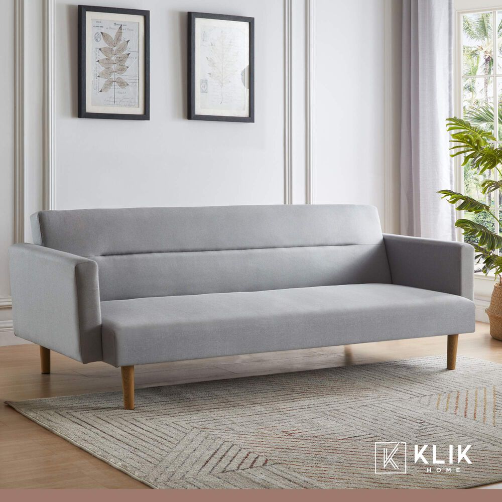 Fut&oacute;n Sof&aacute; Cama 3 Cuerpos Sara - Lino Gris image number 11.0