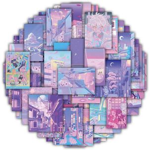 Stickers Aesthetic Mural Pegatinas (60 Unidades)