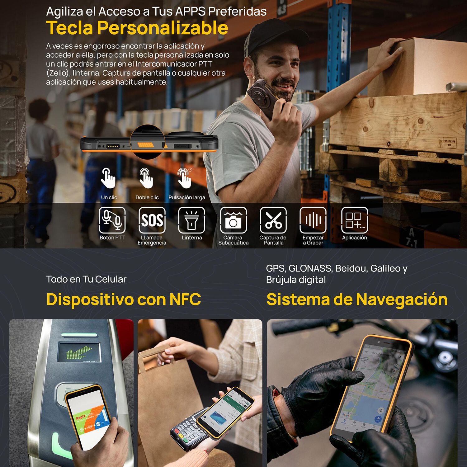 Ulefone Power Armor 16s - Sonido Hi-fi, Bater&iacute;a De 9600mah Y Resistencia Extrema image number 8.0