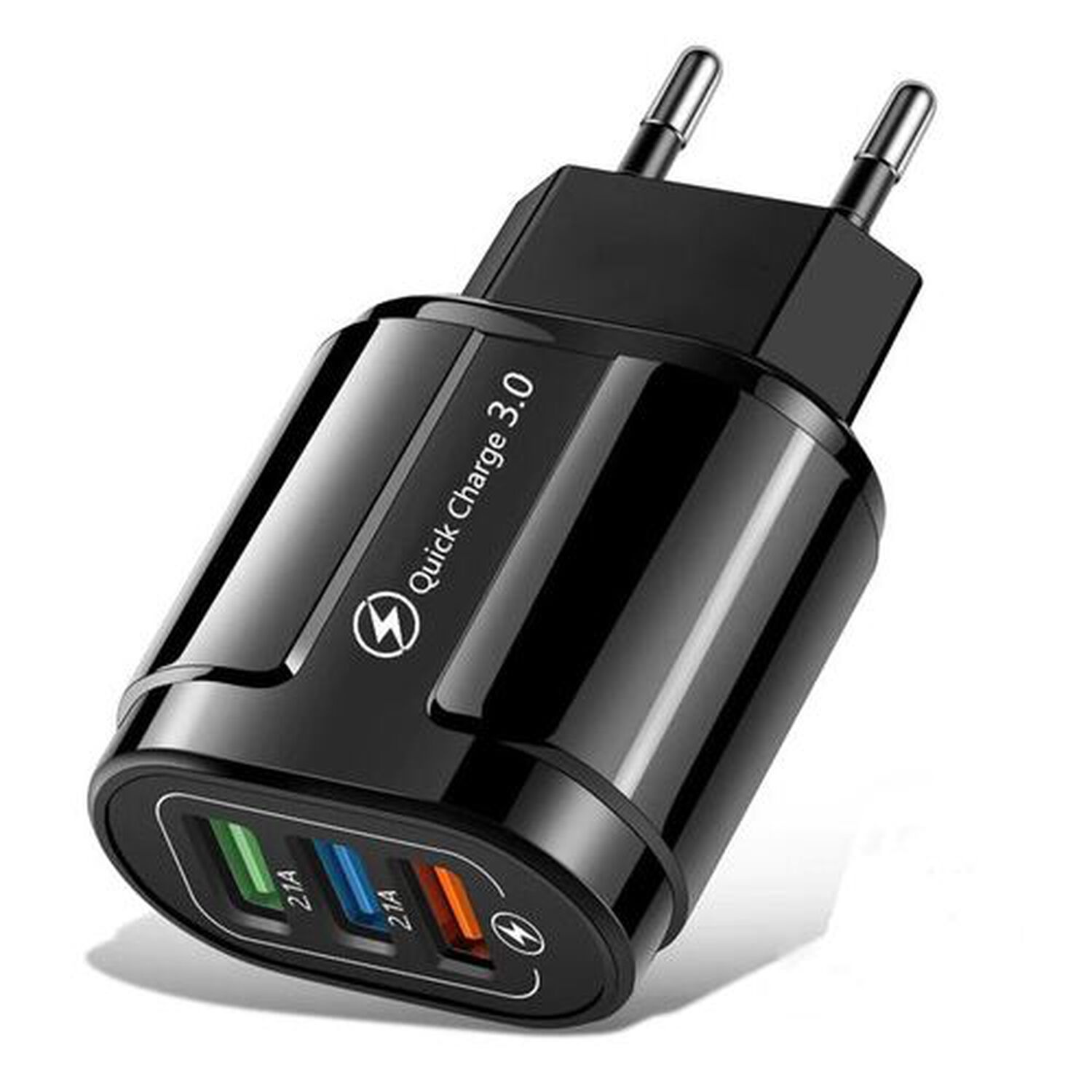 Cargador De Pared Casa Celular 3 Usb 3.5 Amp Carga R&aacute;pida Sin Cable image number 1.0