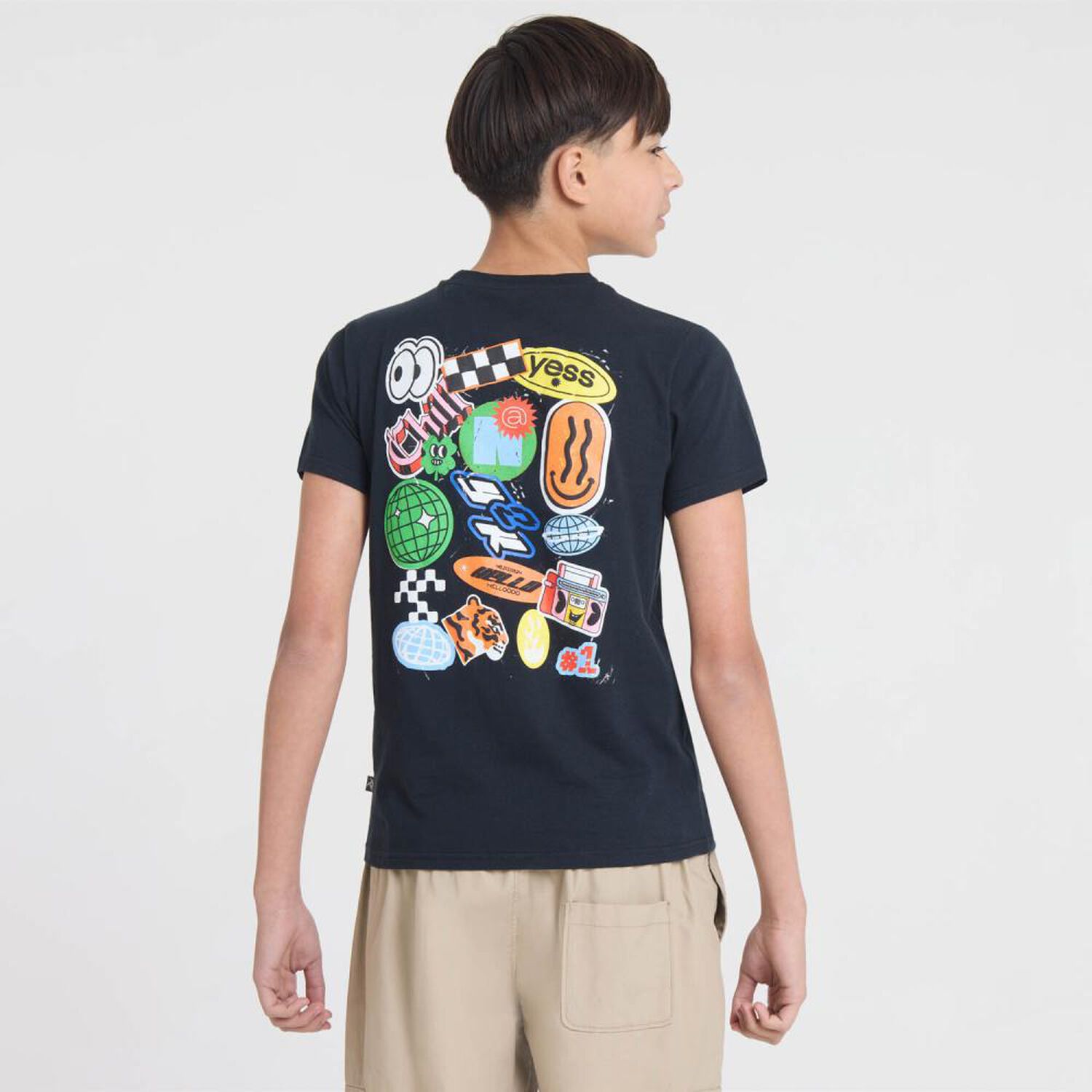 Polera Manga Corta Cuello Redondo Ni&ntilde;o Skuad image number 3.0