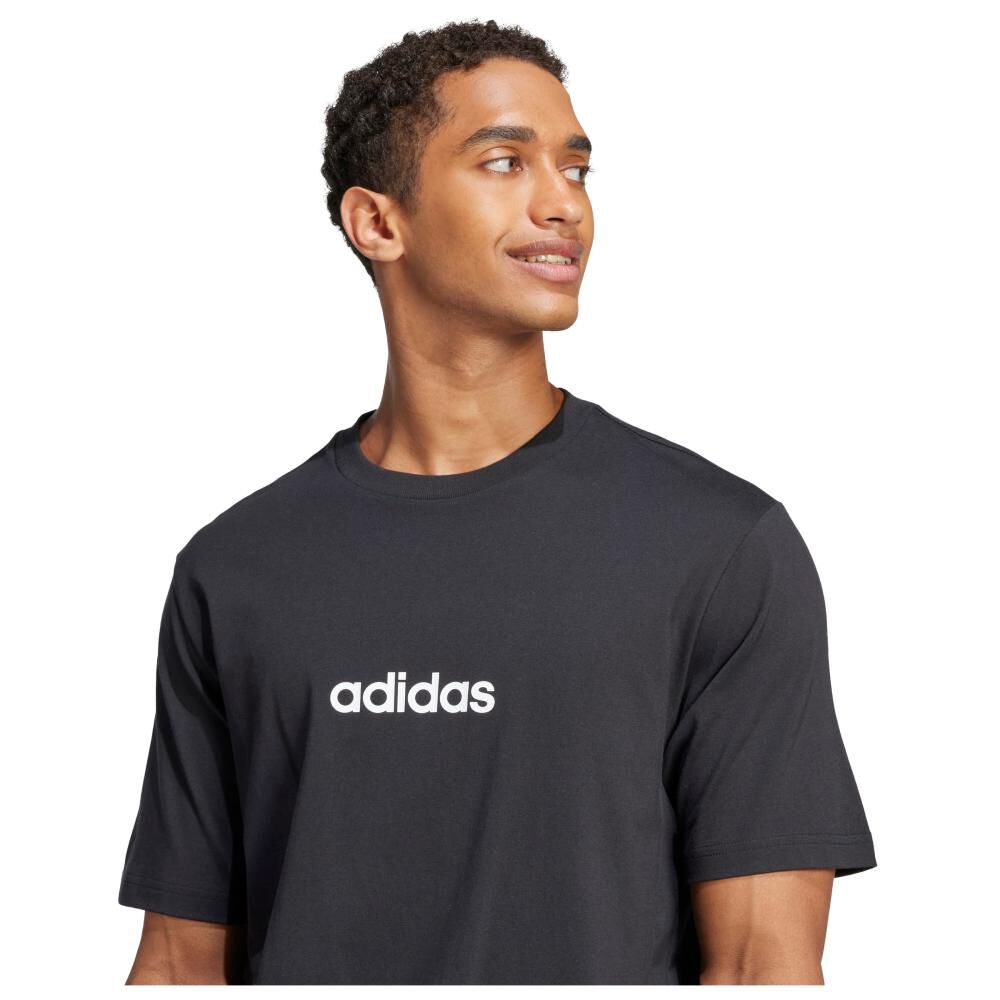 Camiseta Essentials Linear Single Jersey Adidas image number 3.0