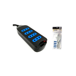 Alargador Eléctrico 3mts Certificado Negro - Ps