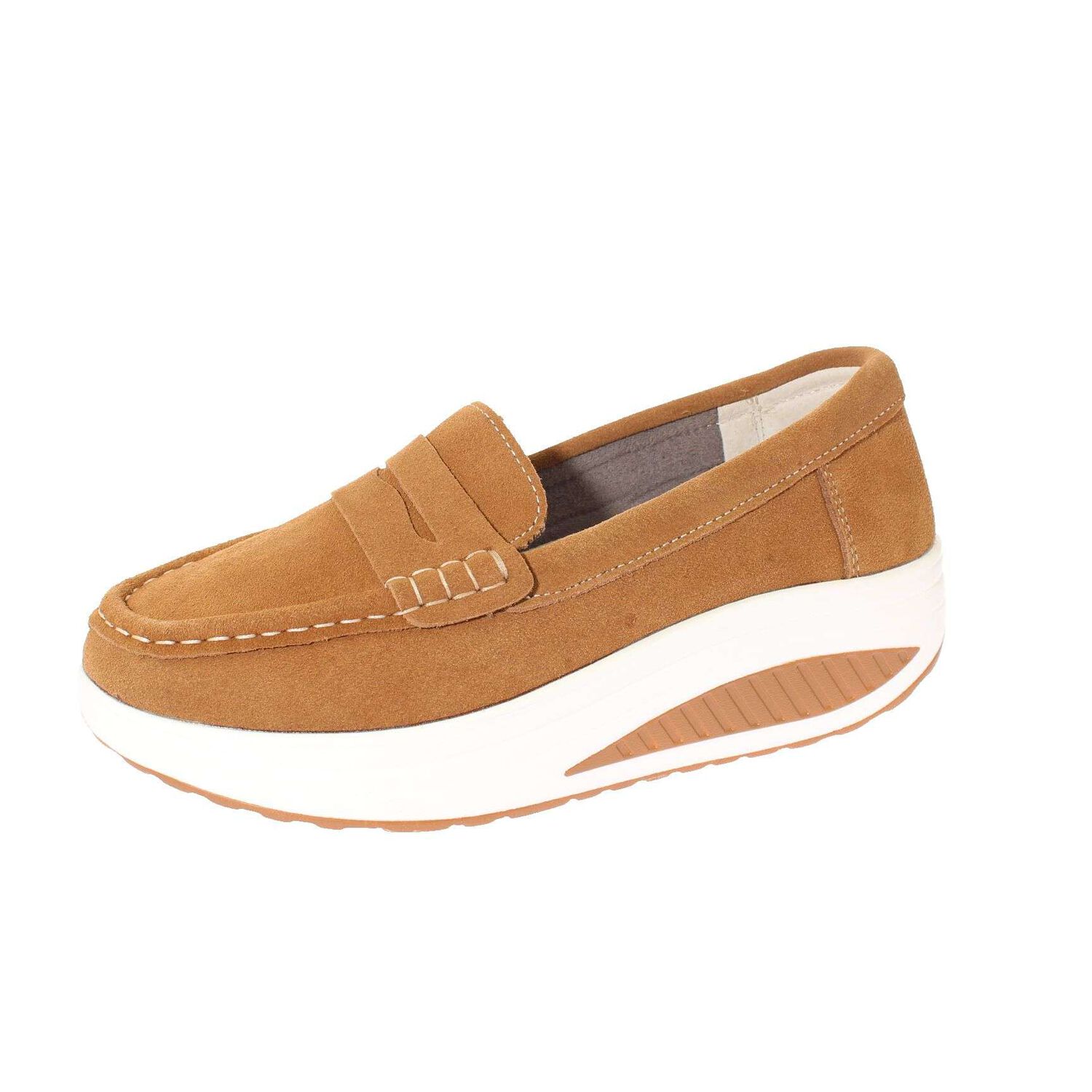Mocas&iacute;n Confort Marr&oacute;n V&iacute;a Franca Art. 52110b31153brown image number 0.0