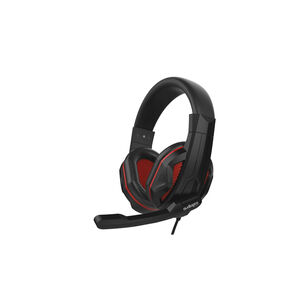Aud&iacute;fonos Gamer Con Conector 3,5mm Color Rojo - Ps