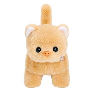 Peluche Gato Interactivo Amarillo Sonido Movimiento - Ps