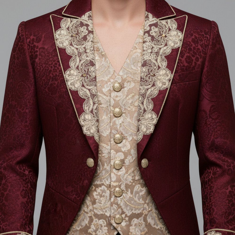 Cosplay Disfraz Traje Victoriano Medieval Chaqueta image number 4.0