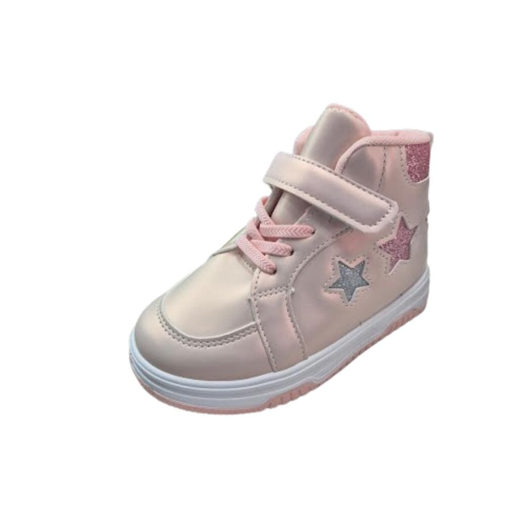 Zapatilla Deportiva Con Caña Niña Rosado image number 0.0