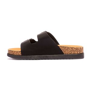 Sandalia Mujer Negro Arlequin Chancleta