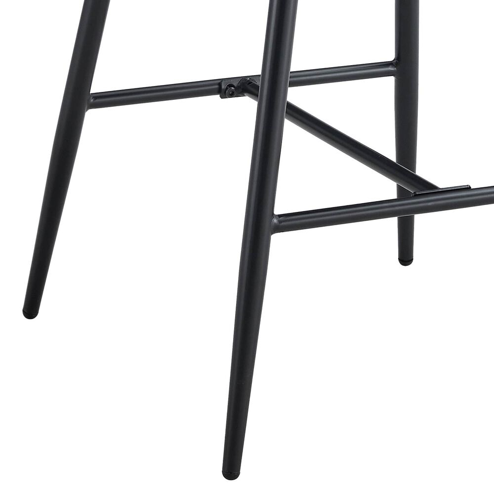 Pack 2 Pisos De Bar Con Espaldar Acolchado Gris image number 5.0