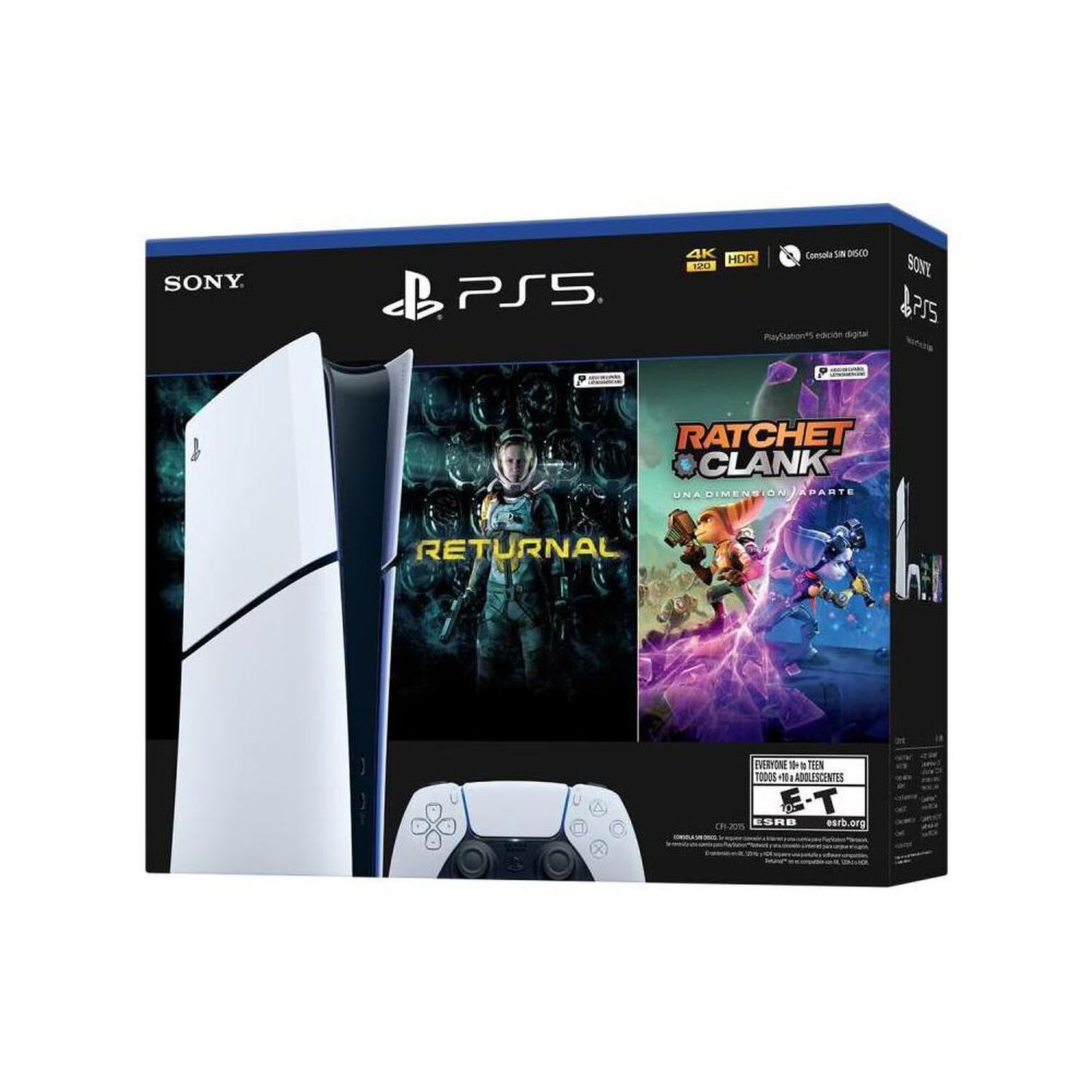 Consola PS5 Sony Slim Digital + Juego Returnal + Juego Ratchet & Clank image number 3.0