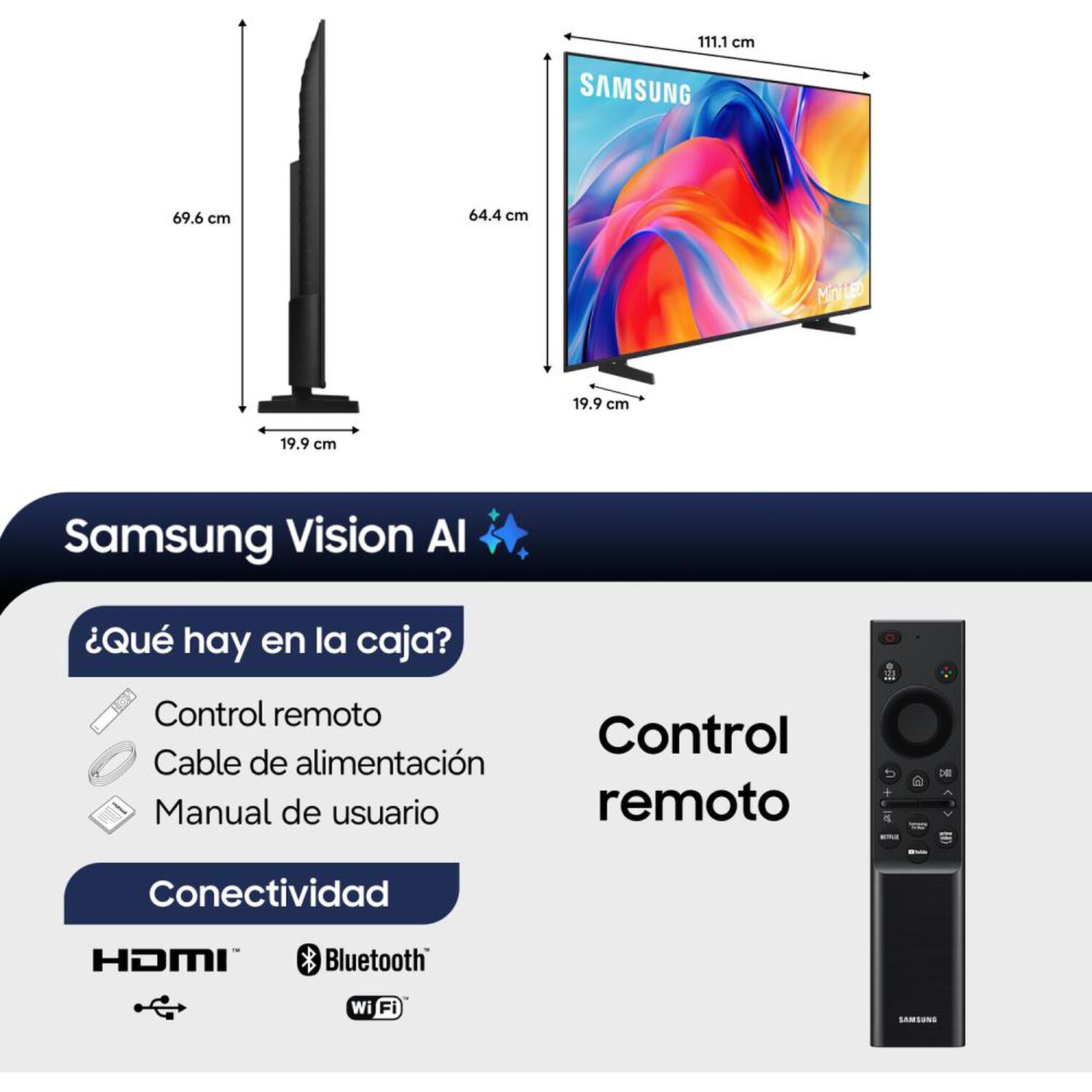 Mini LED 50" Samsung M70H / Ultra HD 4K / Vision AI Smart TV 2026 image number 1.0