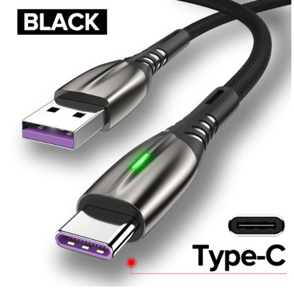 Cable Carga R&aacute;pida Celular 5.1 A Usb A Micro Usb Luz Led Acordonado image number 7.0