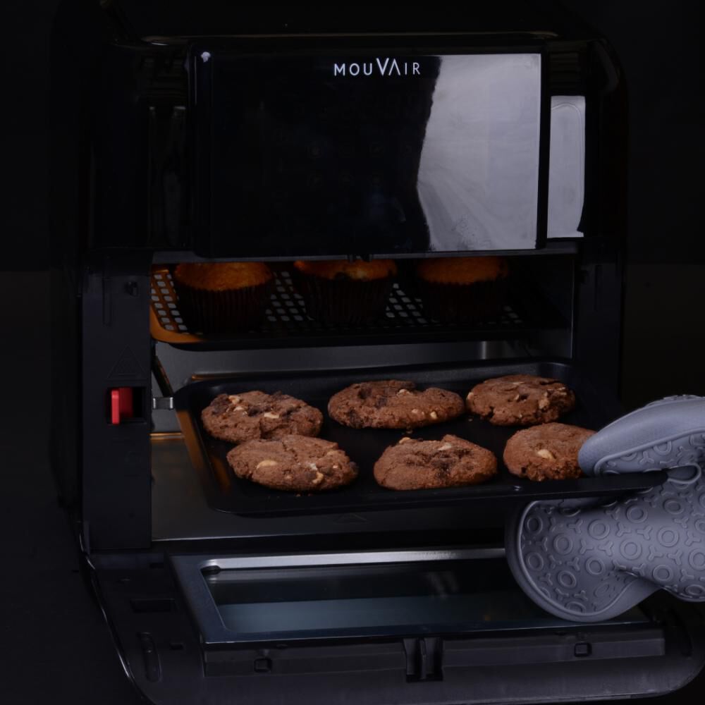 Horno Freidora Crisp 10 L + Molde De Silicona Negro image number 5.0