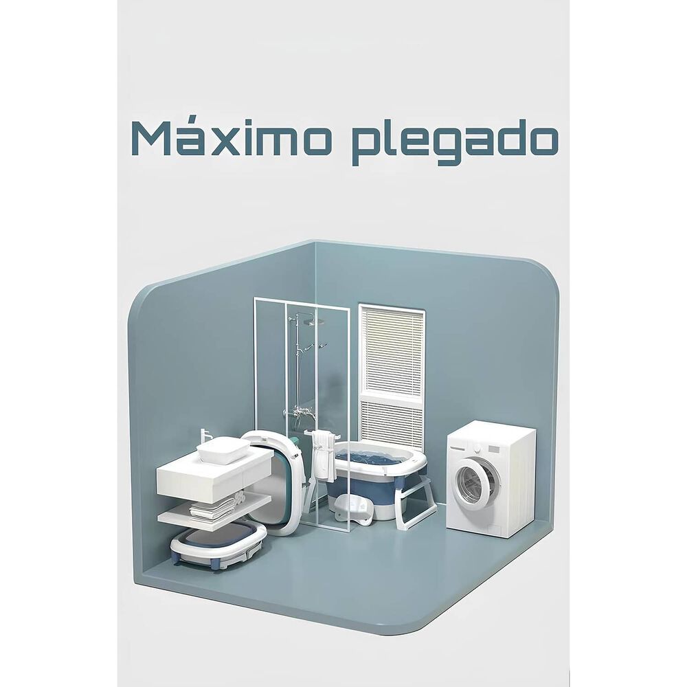 Ba&ntilde;era Con Cojin Term&oacute;metro Y M&aacute;s Accesorios Verde Lubabycas image number 6.0