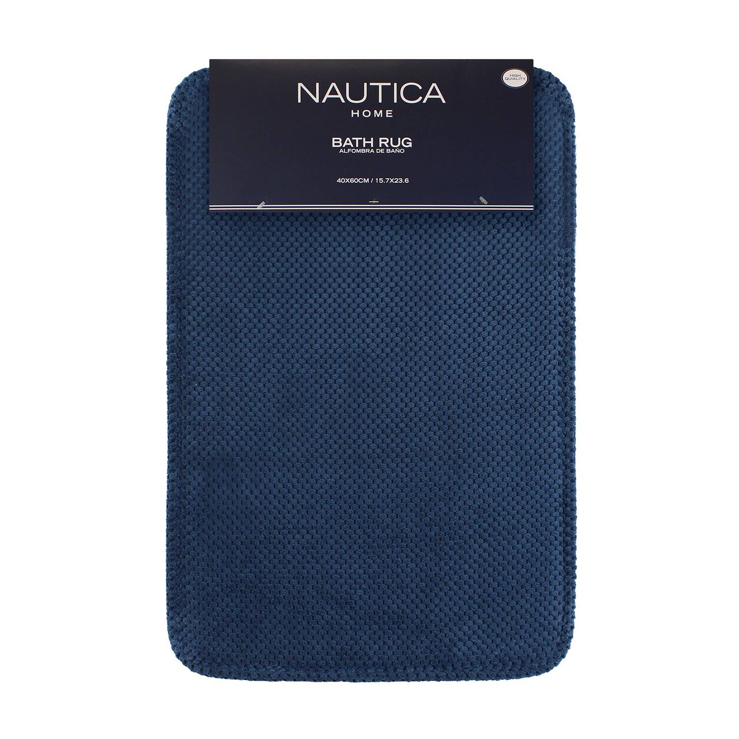 Alfombra De Ba&ntilde;o Nautica Home Popcorn 40x60cm Azul image number 3.0