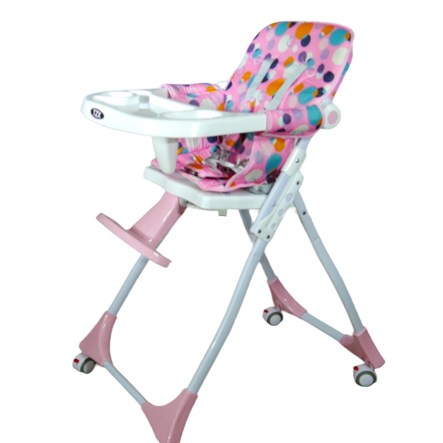 Silla De Comer Plegable Rosada image number 7.0