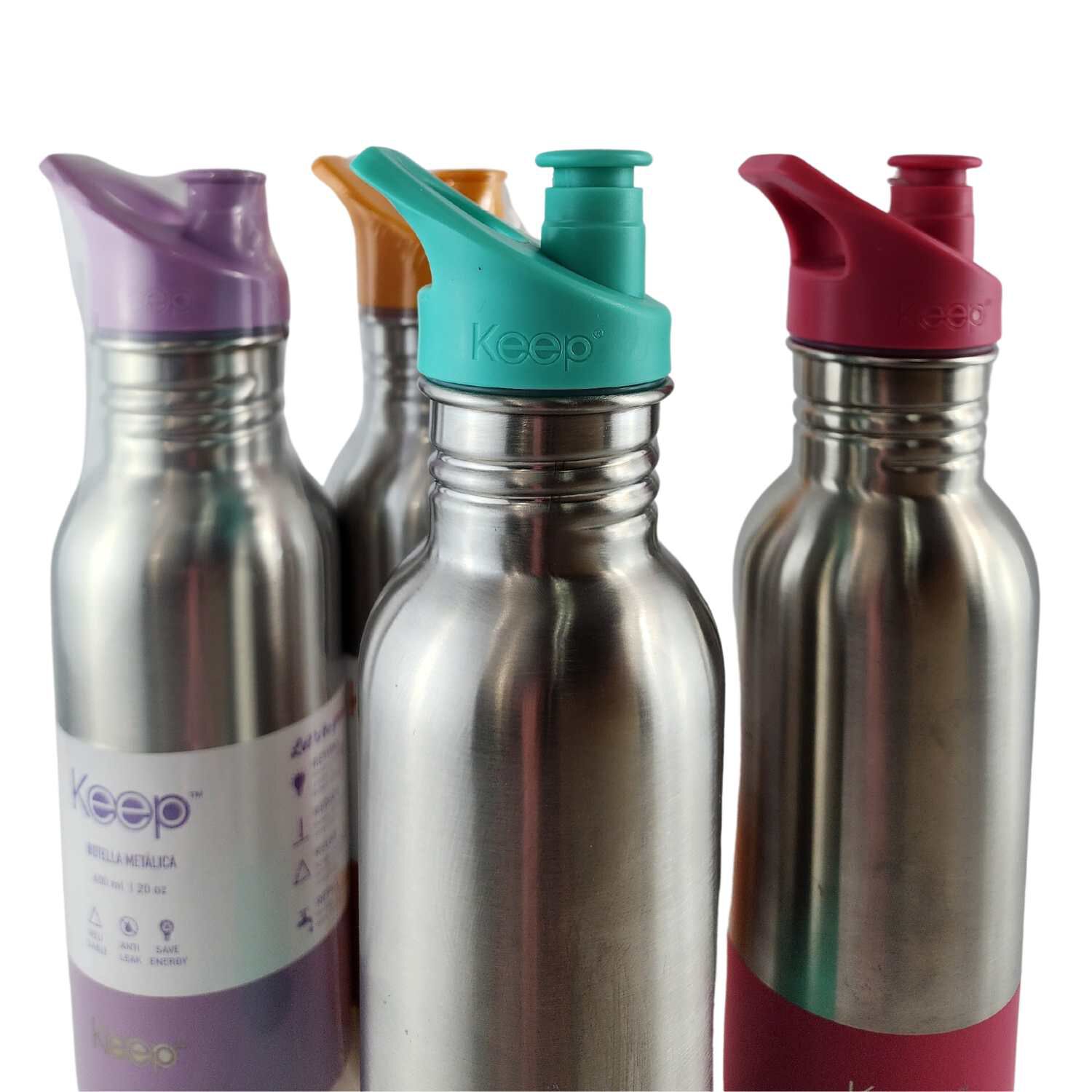 Botella Metalica Keep 600ml Keep Bebidas Deporte Turquesa image number 6.0