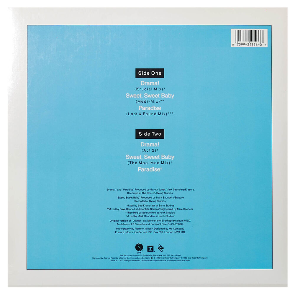 Erasure - Drama! | 12" Maxi Single Usado image number 1.0