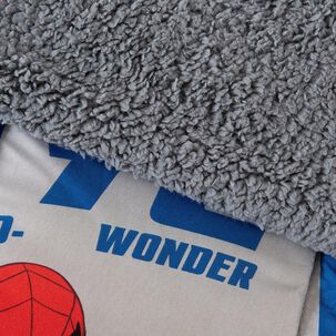 Plumon Sherpa Single Spiderman