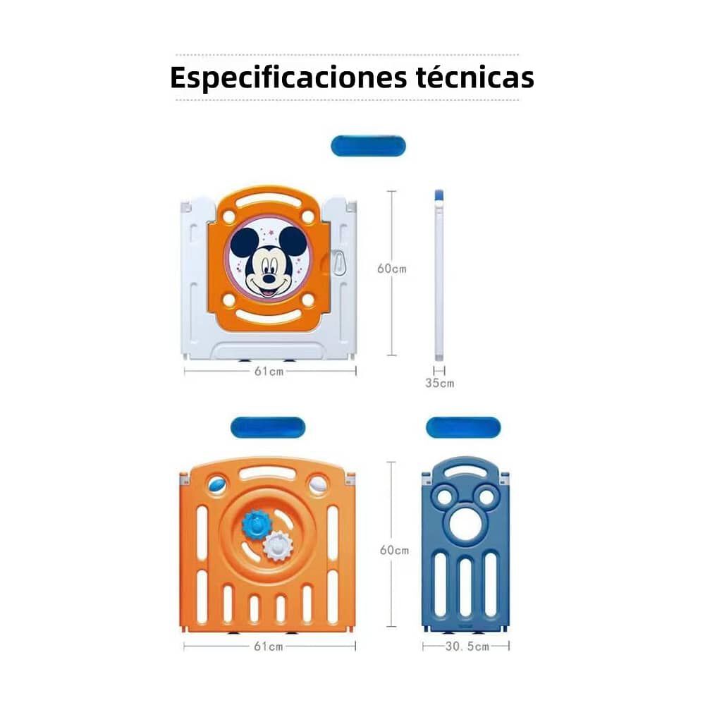 Corral 1.5*1.8m Naranjo Con Alfombra Lubabycas image number 7.0