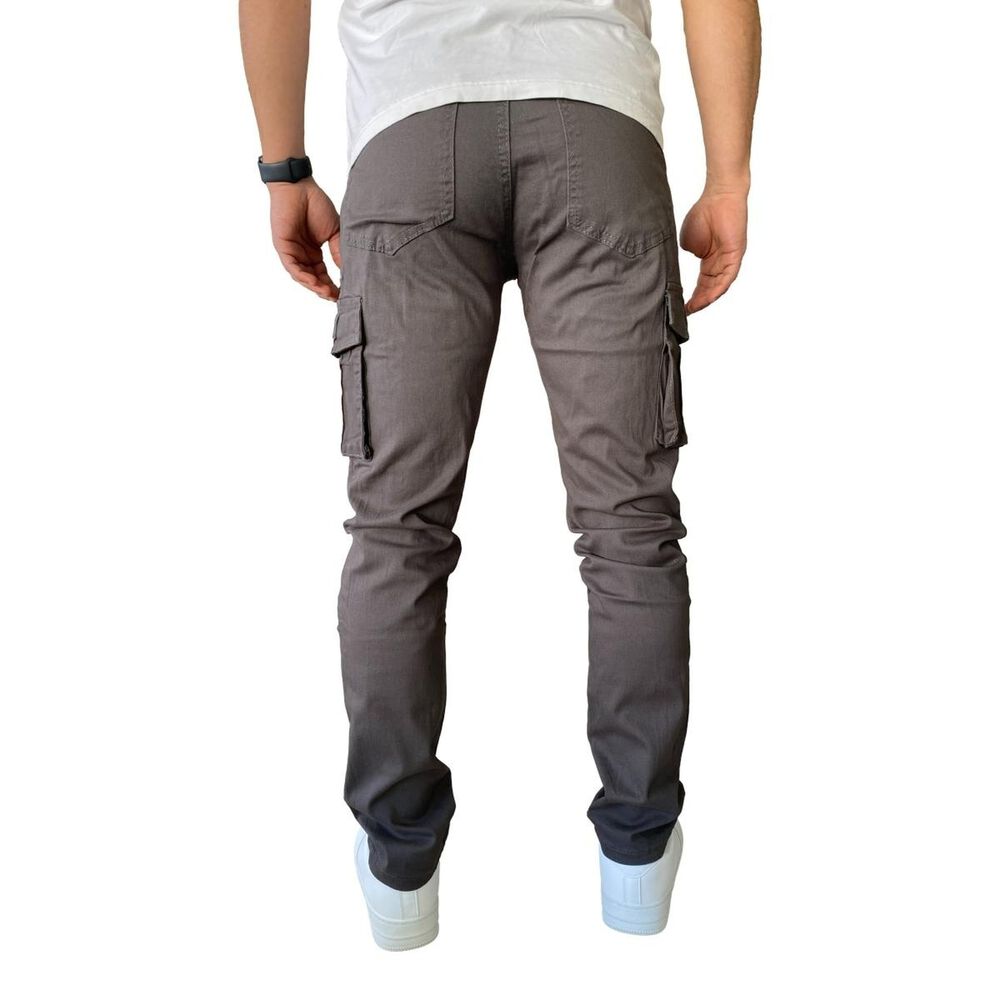 Pantal&oacute;n Cargo Slim Fit Mosaico Tela Elasticada image number 12.0