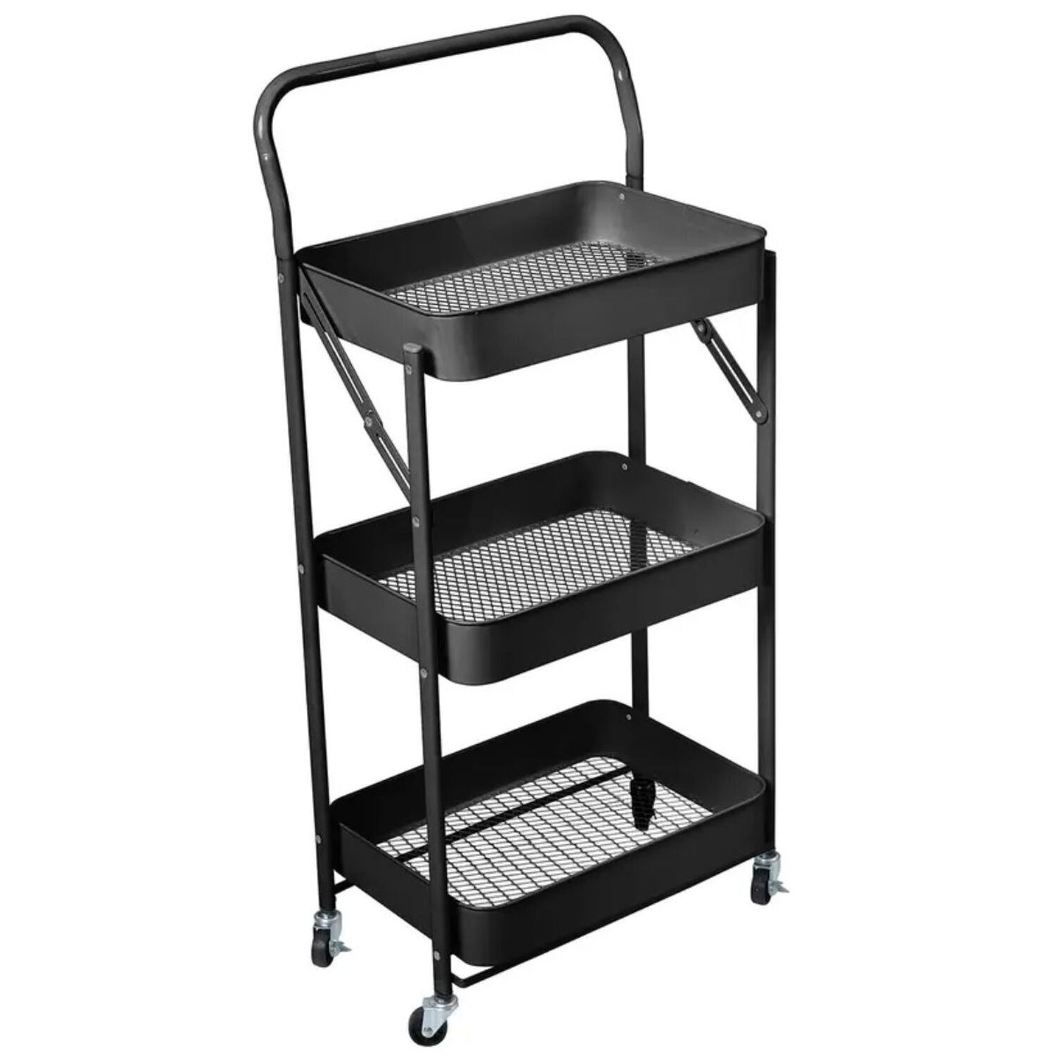 Carro Bar Plegable Negro image number 0.0
