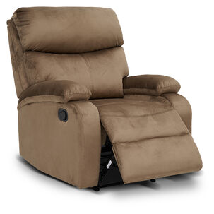 Berger Reclinable Milan Terciopelo Caf&eacute;