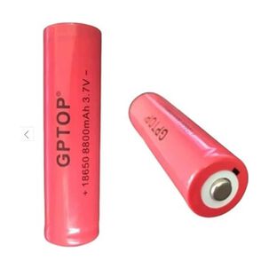 Pilas Baterias Recargables De Litio 18650 Especial Vaper 8800 Mah Vaporizadores Gptop Roja Con Punta Contacto