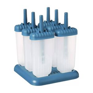 Set De 6 Moldes Para Hacer Paletas Heladas - Celeste