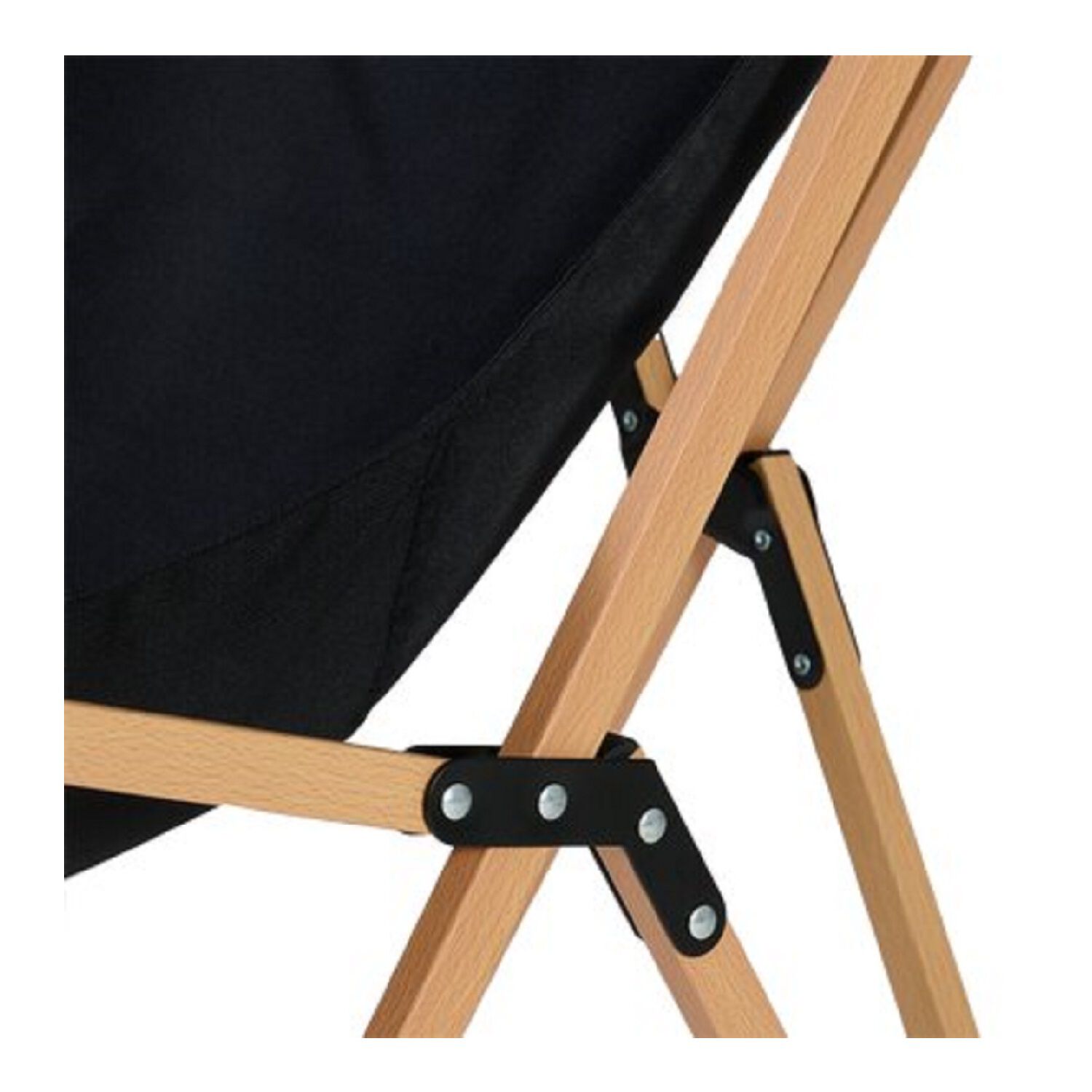 Silla Plegable Camping Licanray Negro image number 4.0