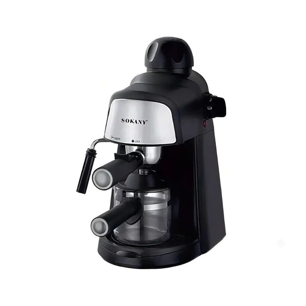 GENERICO Cafetera Eléctrica Espresso Sokany 800w Vaporizador