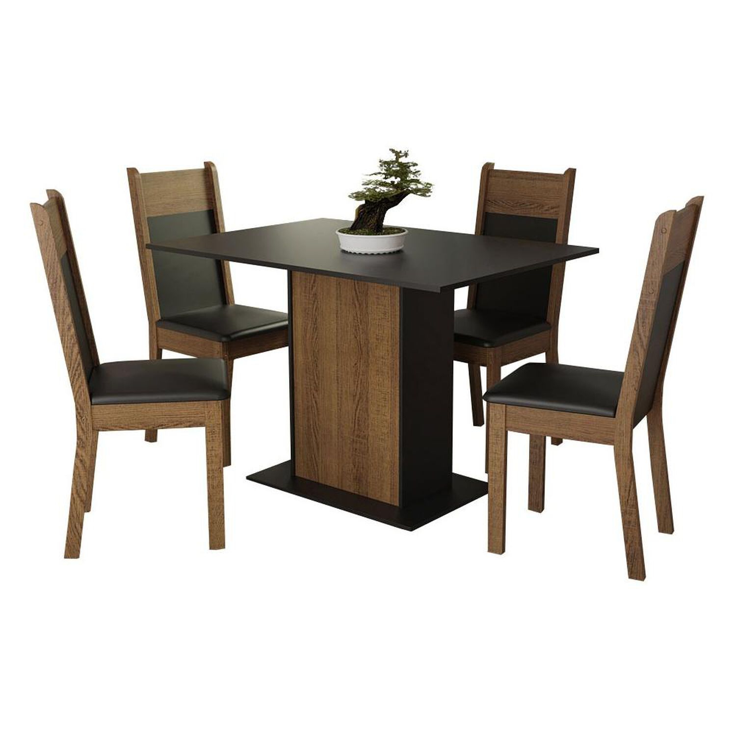 Juego De Comedor Vekkahome Elia Nelly / 4 Sillas image number 3.0