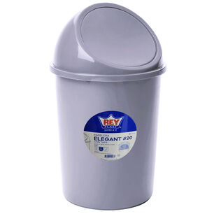 Basurero Con Tapa De Cierre Autom&aacute;tico 12 Litros Reyplast