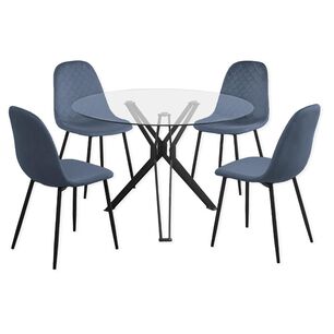 Juego De Comedor Casaideal Breta / 4 Sillas