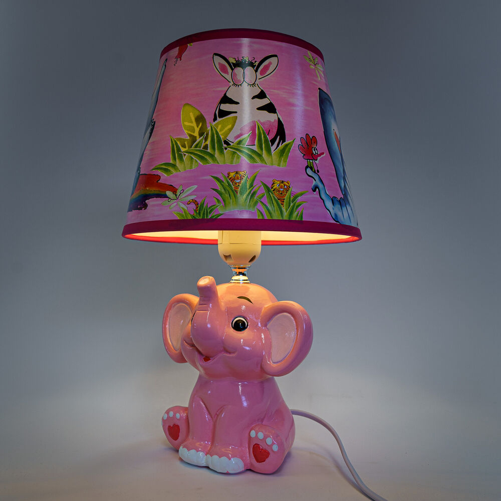 Lámpara De Elefante Rosa Chinitown image number 1.0