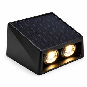 Luminaria Solar De Muro Aplique Cct Bidireccional Exterior
