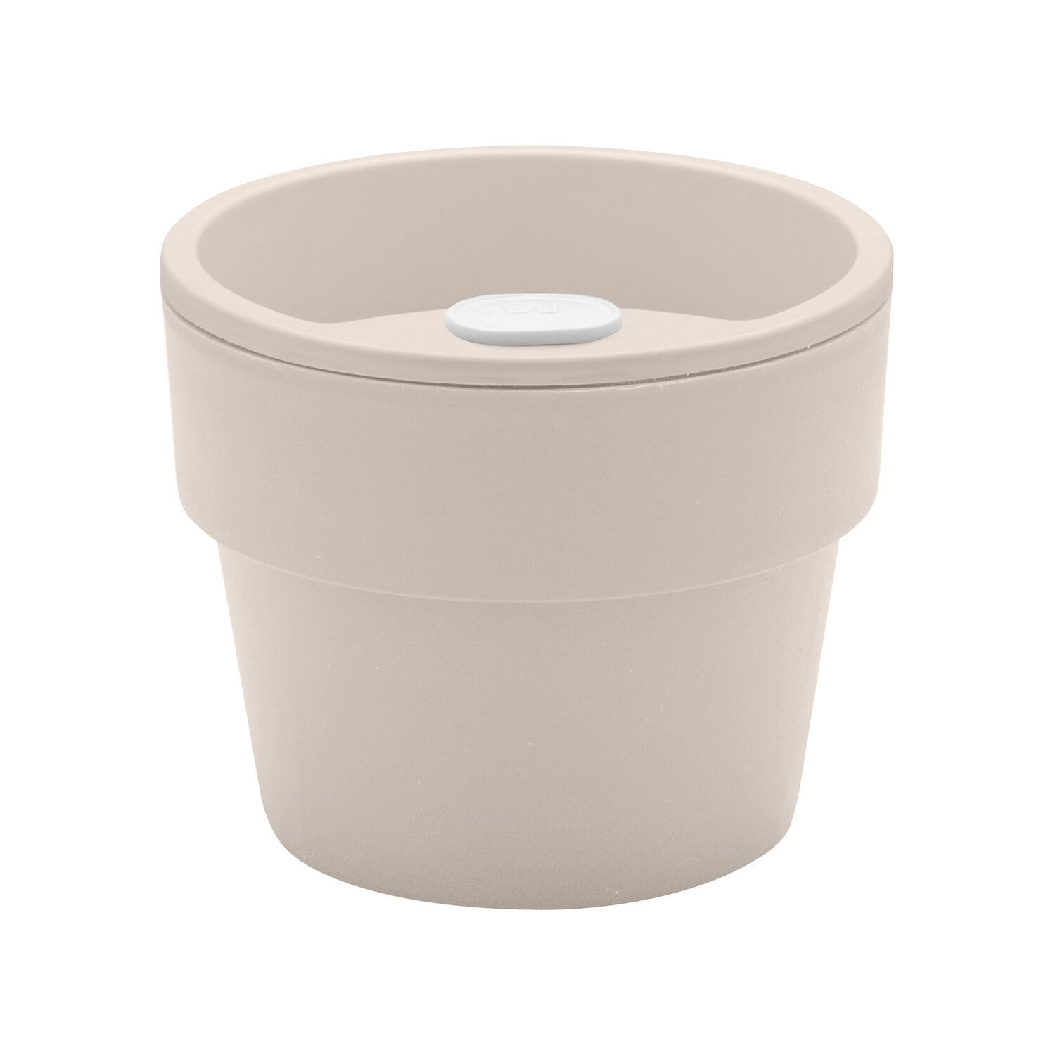 Macetero Auto Riego Beige 16 X 14 Cm image number 0.0