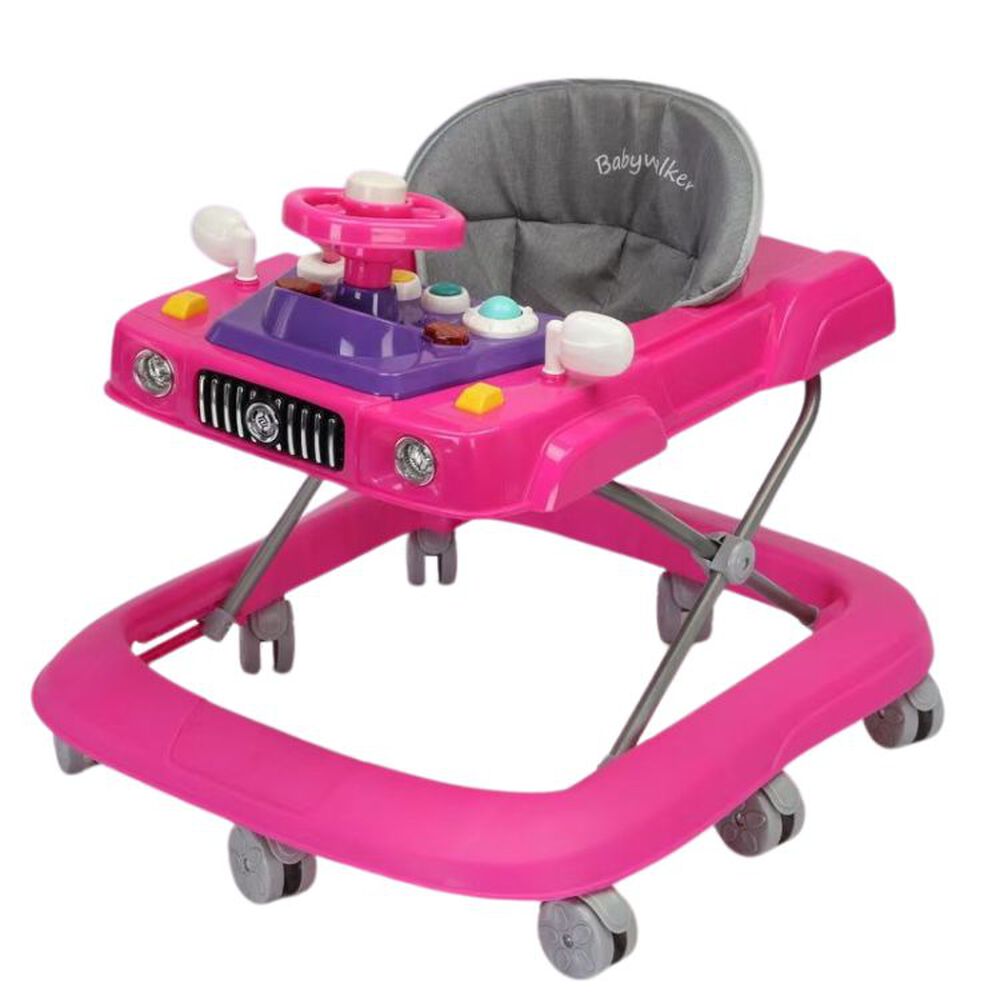 Andador Antivuelco Plegable Volante Con M&uacute;sica Beb&eacute;s image number 0.0