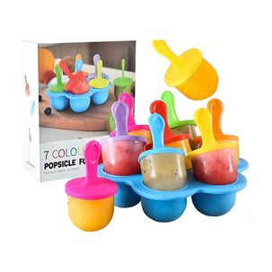 Molde Silicona Helados Paletas Ni&ntilde;os