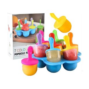 Molde Silicona Helados Paletas Ni&ntilde;os