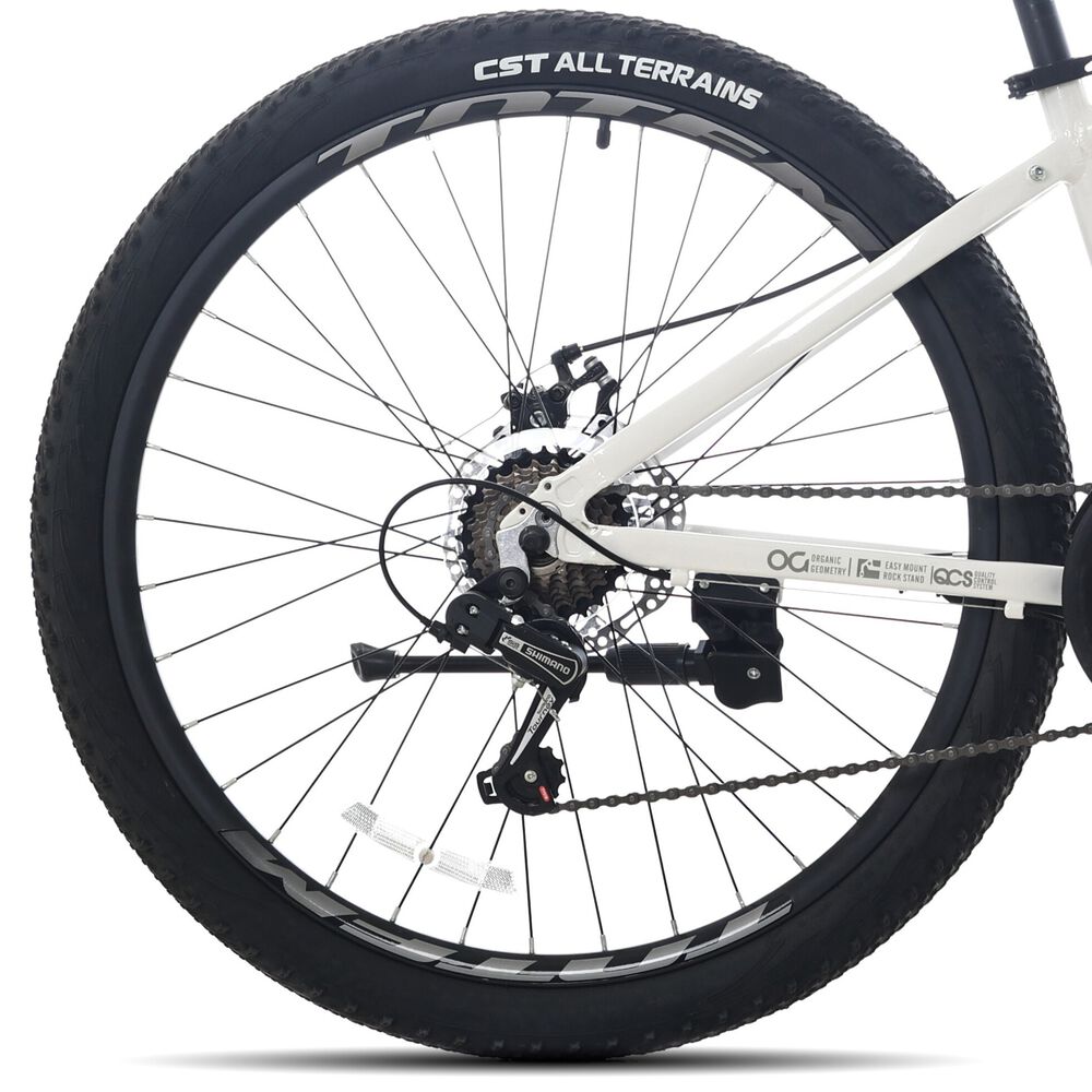 Bicicleta Totem Mtb Aro 26 Modelo Y650 Blanco Gris image number 4.0