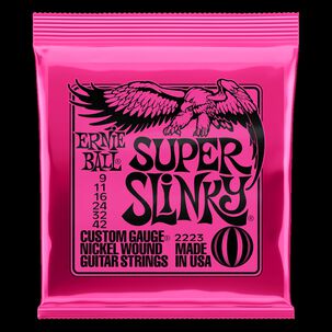 Set De Cuerdas Ernie Ball Super Slinky 9 &ndash; 42