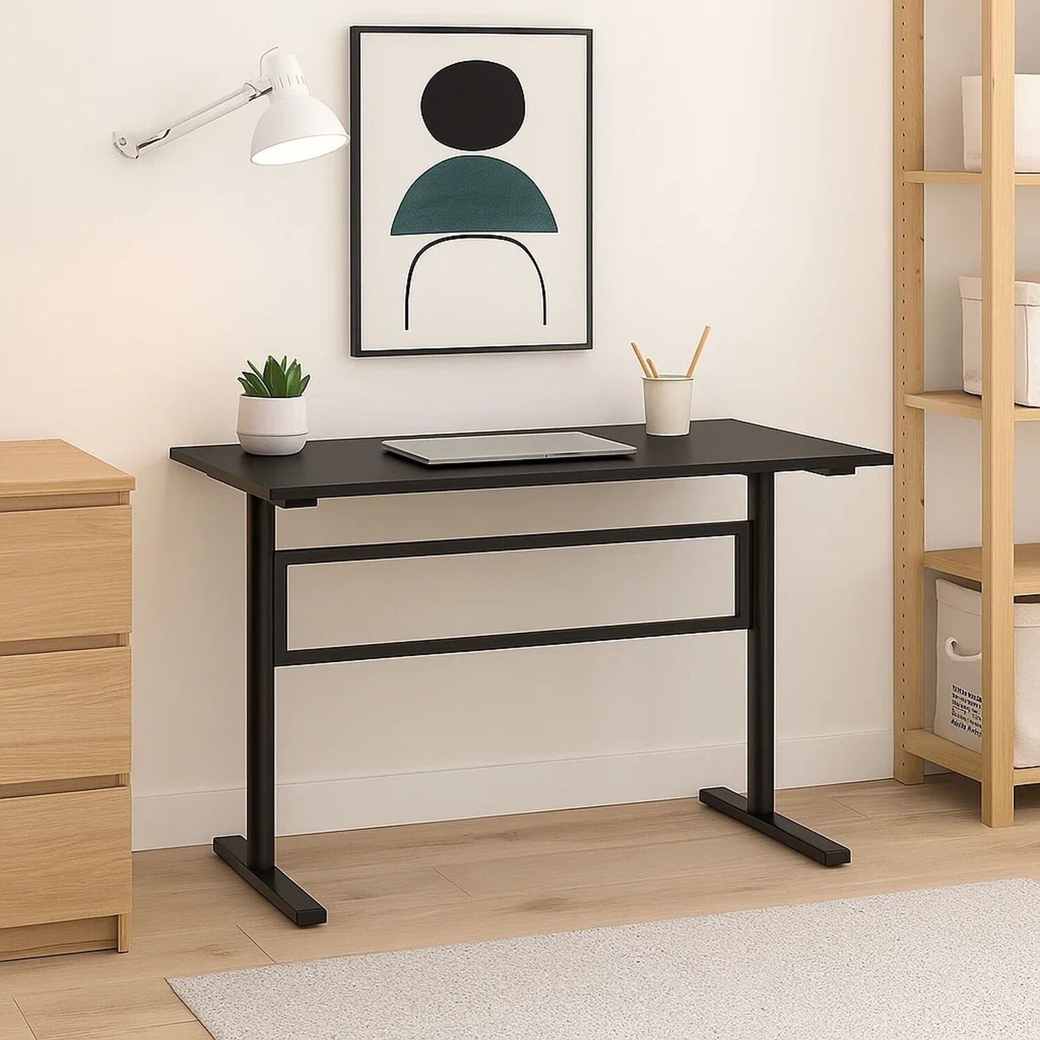 Escritorio De Trabajo Con Altura Regulable Standing Desk - Negro image number 2.0