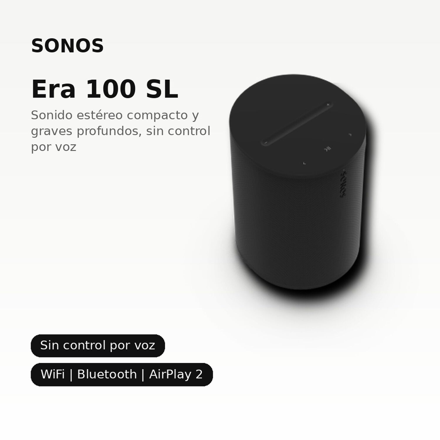 Parlante Bluetooth Wifi Sonos Era 100 Sl Speaker Blanco image number 2.0