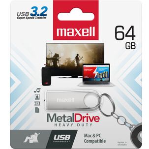 Pendrive Maxell Metal 64gb 3.2