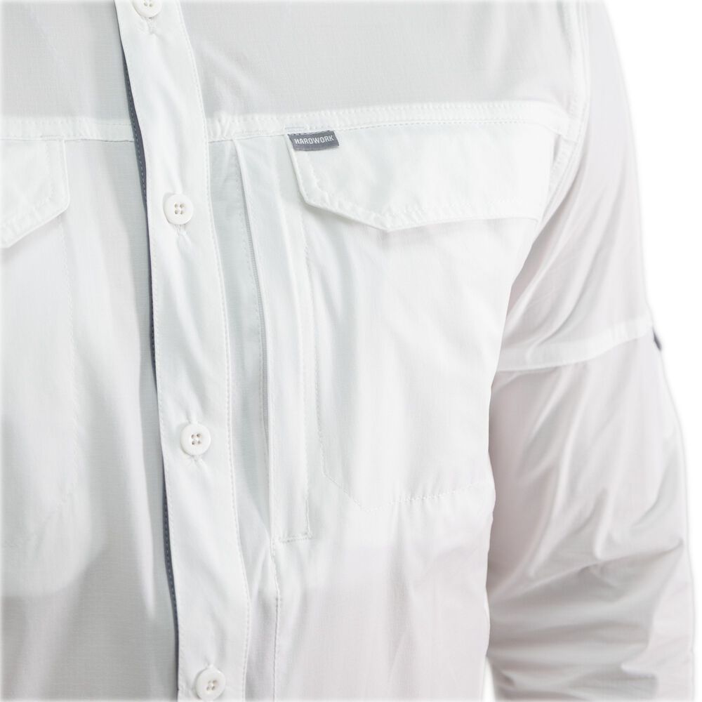 Camisa Hw Antakari Spandex Blanca image number 5.0