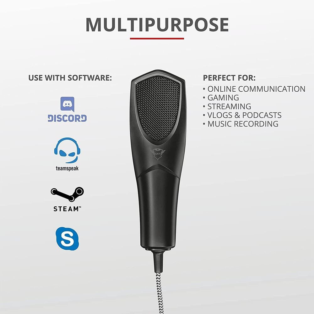 Microfono Usb De Condensador Profesional Trust Gxt 232 Mantis image number 0.0